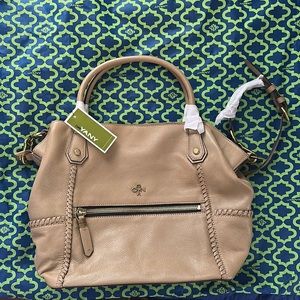 orYANY taupe tote New With Tags. Outer bag included